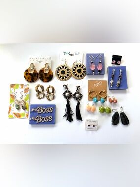 12 sets of Fun pierced Earrings Lot